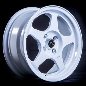 JNC018 | White | 15x6.5 | 4x100 | +35mm | CB: 73.1