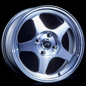 JNC018 | Silver Machined Face | 15x6.5 | 4x100 | +35mm | CB: 73.1