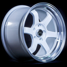 JNC013 | White Machined Lip | 15x8 | 4x100 | +20mm | CB: 73.1