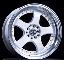 JNC017 | White Machined Lip | 19x10.5 | 5x114.3 | +25mm | CB: 73.1