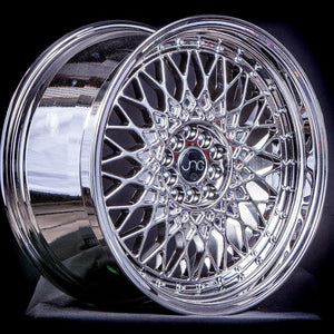 JNC031 | Platinum Chrome Rivets | 16x8 | 4x100/4x114.3 | +20mm | CB: 73.1
