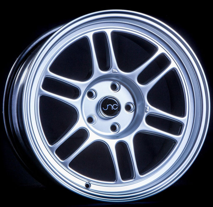 JNC021 | Hyper Silver | 17x9.5 | 4x100/4x114.3 | +15mm | CB: 73.1