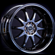 JNC019 | Black Chrome | 18x9 | 5x100/5x114.3 | +25mm | CB: 73.1