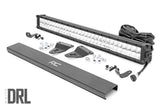 LED Light | Bumper Mount | 30" Chrome Dual Row | White DRL | Toyota 4Runner (14-20)
