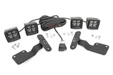 LED Light | Ditch Mount | Dual 2" Black Pairs | White DRL | Subaru Forester (14-18)