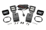 LED Light | Fog Mount | 2" Black Pair | Flood | Subaru Forester (14-18)