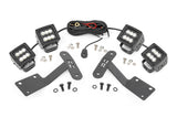 LED Light | Ditch Mount | Dual 2" Black Pairs | Flood | Toyota Tundra (14-21)