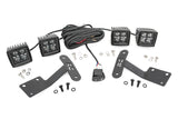 LED Light | Ditch Mount | Dual 2" Black Pairs | Amber DRL | Toyota Tundra (14-21)