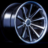 JNC024 | Black Machine Face | 18x8.5 | 5x114.3 | +35mm | CB: 73.1