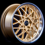 JNC016 | Gold Machined Lip  | 18x8.5 | 5x114.3 | +30mm | CB: 73.1
