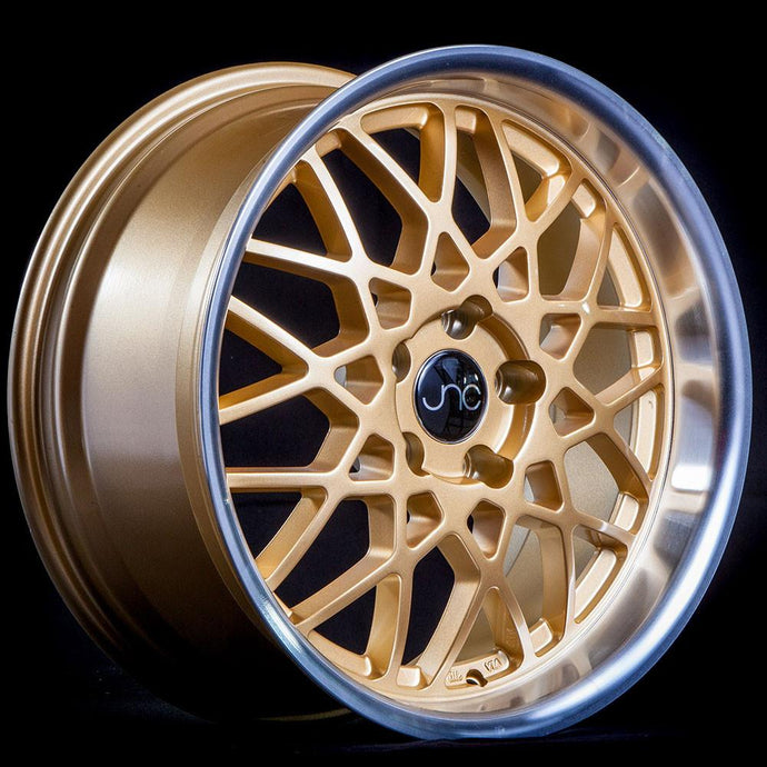 JNC016 | Gold Machined Lip  | 18x8.5 | 5x114.3 | +30mm | CB: 73.1