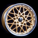JNC016 | Gold Machined Lip  | 18x8.5 | 5x114.3 | +30mm | CB: 73.1