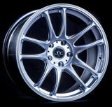JNC030 | Hyper Silver | 17x9 | 5x100/5x114.3 | +30mm | CB: 73.1