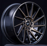 JNC051 | Matte Black Machined Bronze Face | 18x8.5 | 5x100/5x114.3 | +35mm | CB: 73.1