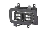LED Light | Fog Mount | Dual 2" Black Pairs | Spot | Ford F-150 (15-17)