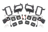 LED Light | Fog Mount | Dual 2" Black Pairs | Flood | Ford F-150 (15-17)