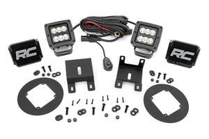LED Light | Fog Mount | 2" Black Pair | Fog | Subaru Outback (15-19)
