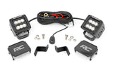 LED Light | Ditch Mount | 2" Black Pair | Flood | Ford F-150 (15-22)