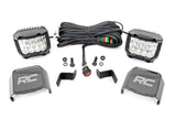 LED Light | Ditch Mount | 2" Chrome Pair | Wide Angle | Ford F-150 (15-22)