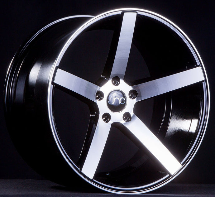 JNC026 | Black Machined Face | 20x8.5 | 5x112 | +35mm | CB: 66.66