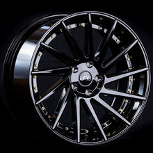JNC051 | Gloss Black/Gold Rivets | 19x9.5 | 5x120 | +30mm | CB: 72.6