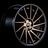 JNC051 | Matte Black Machined Bronze Face | 18x8.5 | 5x100/5x114.3 | +35mm | CB: 73.1
