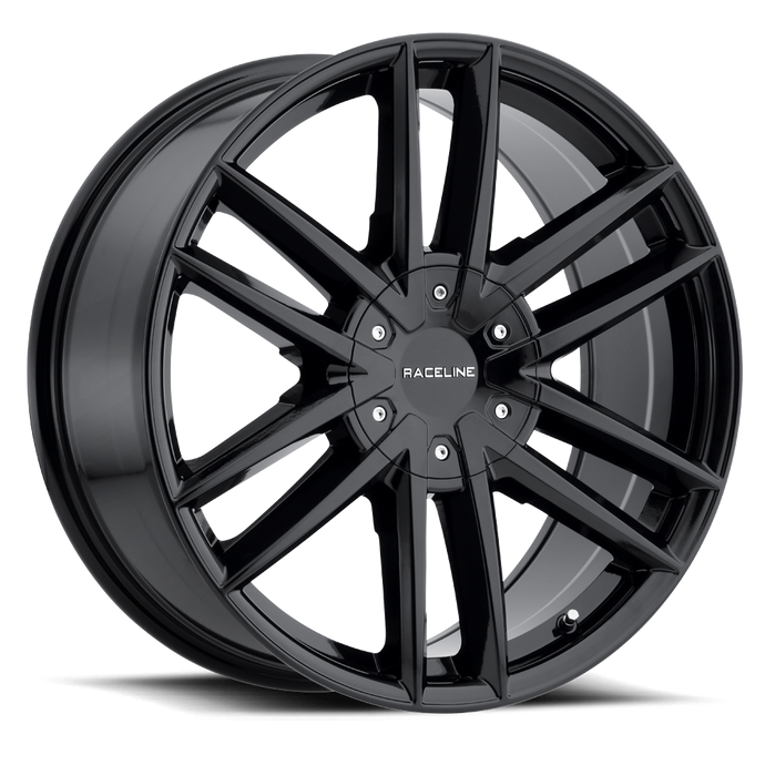 Impulse | 18x8 | Gloss Black | BLANK/BLANK | +15mm