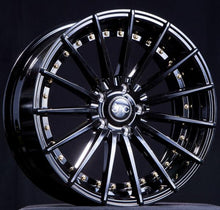 JNC042 | Gloss Black Gold Rivets | 19x9.5 | 5x114.3 | +35mm | CB: 73.1