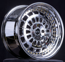 JNC046 | Platinum w/ Gold Rivets | 19x9.5 | 5x112 | +25mm | CB: 66.66