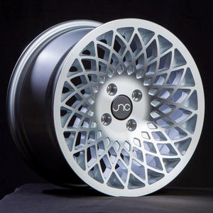 JNC043 | Silver Machine Face | 18x8.5 | 5x114.3 | +35mm | CB: 73.1
