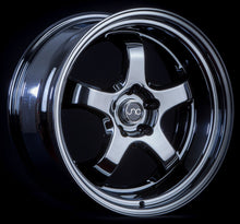 JNC017 | Full Black Chrome | 18x8.5 | 5x100/5x114.3 | +25mm | CB: 73.1