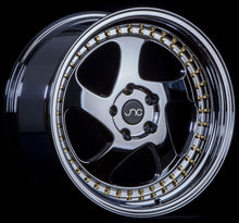 JNC034 | Platinum Gold Rivets | 18x8.5 | 5x114.3 | +30mm | CB: 73.1