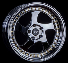 JNC034 | Platinum Gold Rivets | 18x8.5 | 5x114.3 | +30mm | CB: 73.1