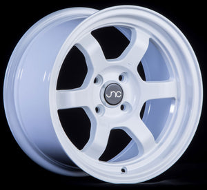 JNC013 | White | 15x8 | 4x100 | +20mm | CB: 73.1