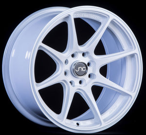 JNC012 | White | 16x8.25 | 4x100/4x114.3 | +25mm | CB: 73.1