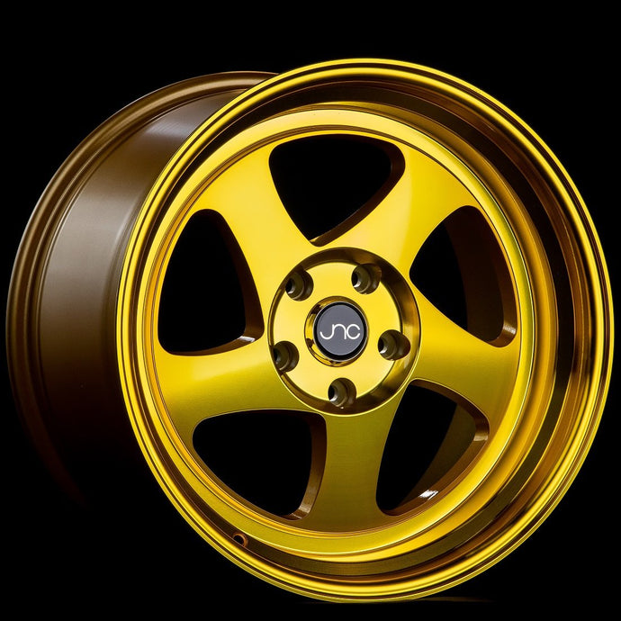 JNC034 | Transparent Gold | 17x9 | 5x114.3 | +25mm | CB: 73.1