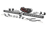 LED Light | Grille Mount | 10" Black Slimline Pair | Ford F-150 (18-20)