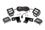 LED Light | Under Bed Mount | 2" Black Pair | Spot | Polaris General (18-22)