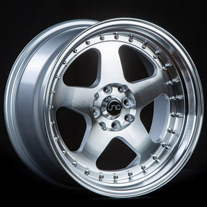 JNC010 | Silver Machined Face | 19x11 | 5x114.3 | +25mm | CB: 73.1