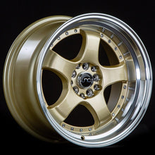 JNC017 | Gold Machined Lip | 17x9 | 5x100/5x114.3 | +20mm | CB: 73.1