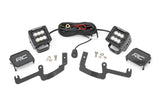 LED Light | Ditch Mount | 2" Black Pair | Flood | Chevy Silverado 1500 (19-22)