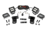 LED Light | Rear Mount | 2" Black Pair | Flood | Polaris Ranger 1000/Ranger 1000XP (19-21)