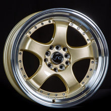 JNC017 | Gold Machined Lip | 17x9 | 5x100/5x114.3 | +20mm | CB: 73.1