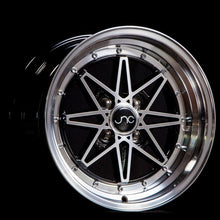 JNC002 | Black Machined Face | 15x8 | 4x100 | +25mm | CB: 73.1