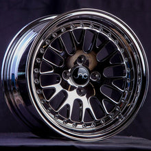 JNC001 | Black Chrome | 15x8 | 4x100 | +25mm | CB: 73.1