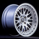 JNC001 | Silver Machined Face | 16x8 | 4x100/4x114.3 | 25+mm | CB: 73.1