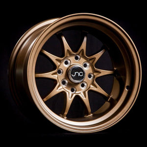 JNC003 | Matte Bronze | 15x8 | 4x100/4x114.3 | +0mm | CB: 73.1