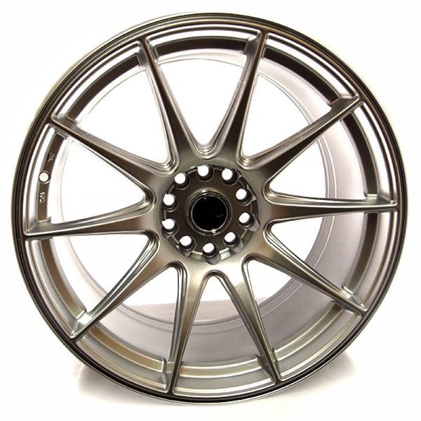 JNC012 | Hyper Silver | 19x10 | 5x114.3/5x120 | +25mm | CB: 73.1