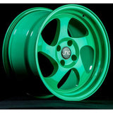 JNC034 | Wasabi Green | 15x8.25 | 4x100 | +20mm | CB: 73.1