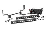 LED Light | Bumper Mount | 10" Black Slimline Pair | Honda Pioneer 1000 (16-22)